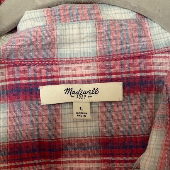 Madewell Ex-Boyfriend Plaid - Picture 3 of 6